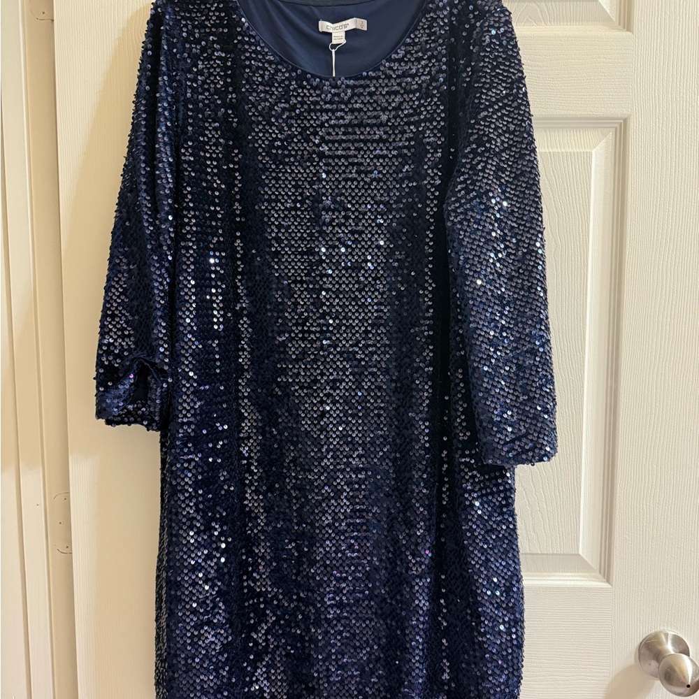 Chico's Midnight Blue Dress